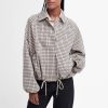 Woemn Barbour Jackets & Coats | Barbour Charlene Showerproof Checked Woven Jacket