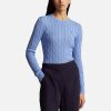 Woemn Polo Ralph Lauren Knitwear | Polo Ralph Lauren Julianna Cable-Knit Cotton Jumper