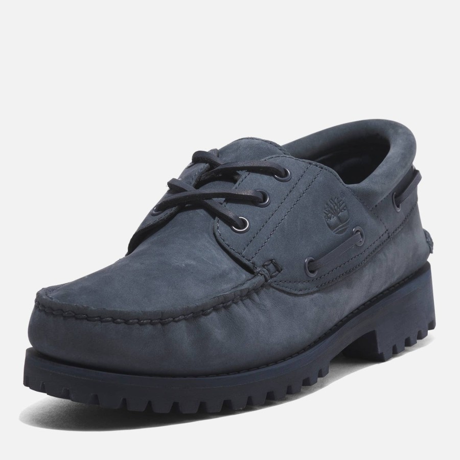 Footwear Timberland Shoes | Timberland Men'S Authentics Waterproof Suede Boat Shoes