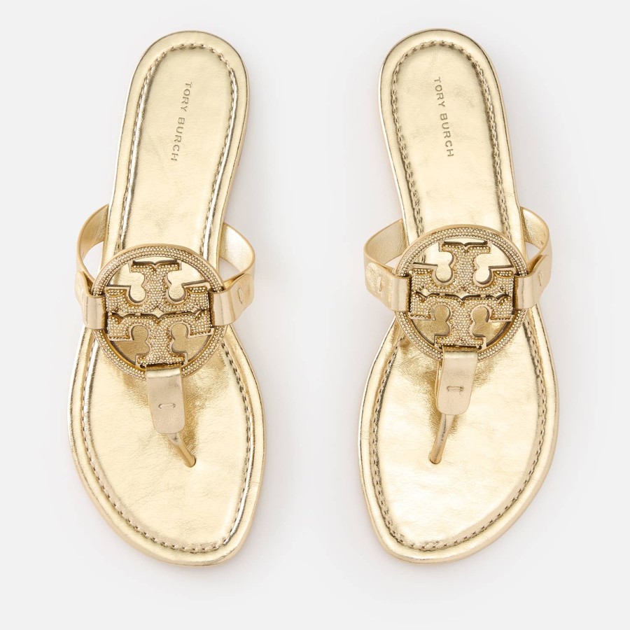 Footwear Tory Burch Sandals | Tory Burch Women'S Miller Embellished Leather Sandals