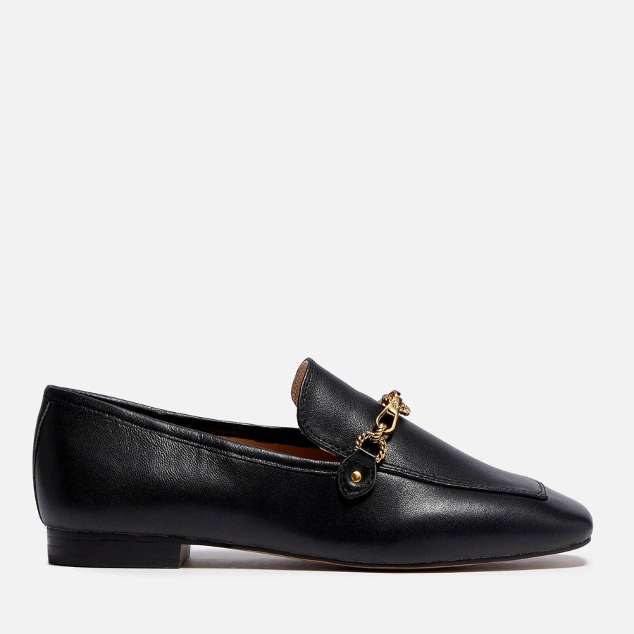 Footwear Guess Loafers | Guess Marta Embellished Leather Loafers