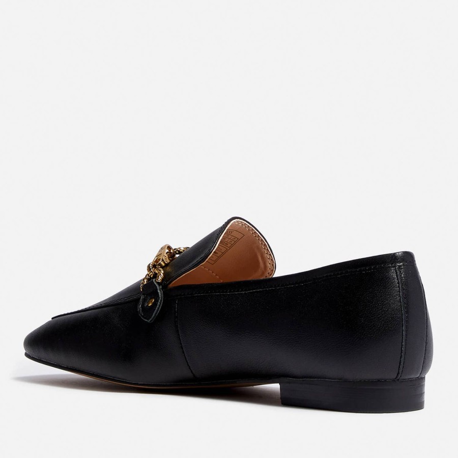 Footwear Guess Loafers | Guess Marta Embellished Leather Loafers