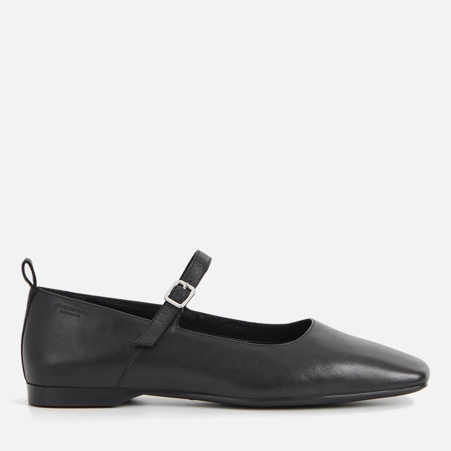 Footwear Vagabond Flats | Vagabond Delia Leather Mary-Jane Flats