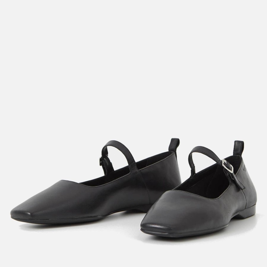 Footwear Vagabond Flats | Vagabond Delia Leather Mary-Jane Flats