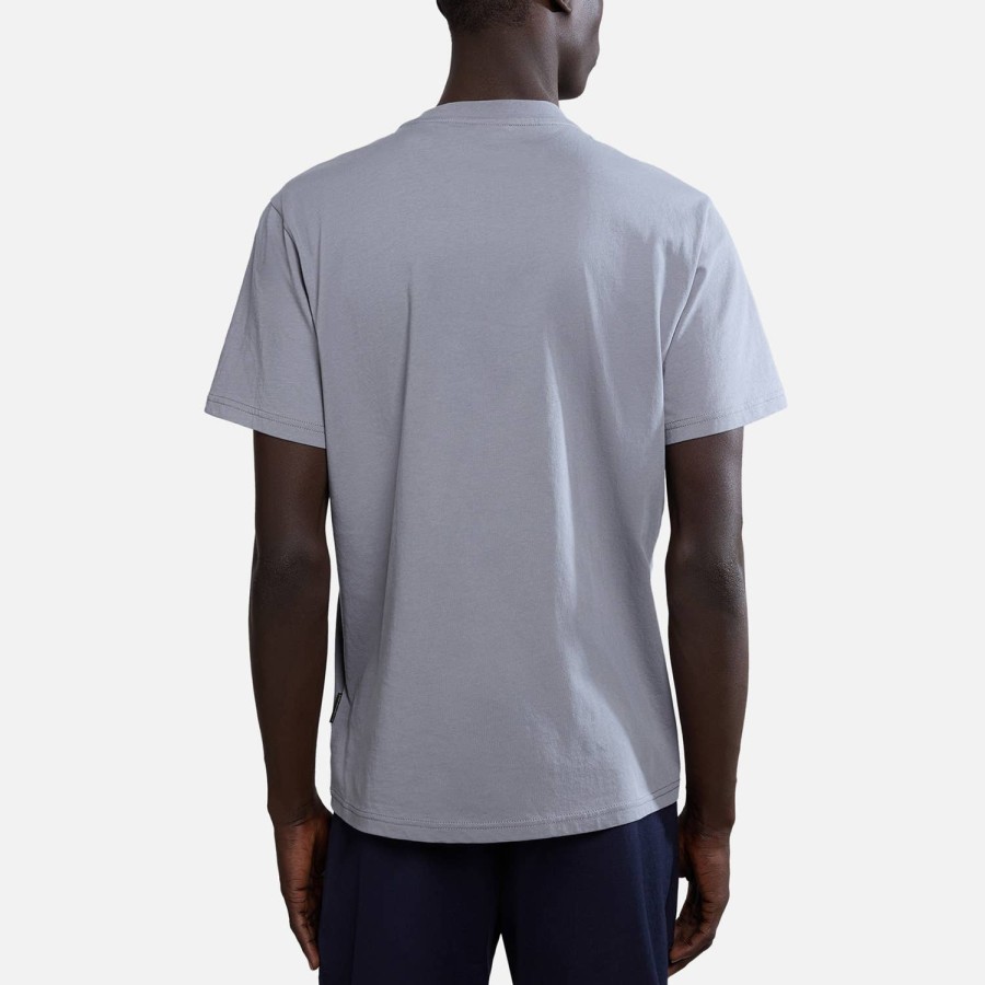 Men Napapijri Loungewear | Napapijri Aylmer Logo Cotton T-Shirt