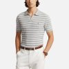 Men Polo Ralph Lauren Polo Shirts | Polo Ralph Lauren Striped Knit Polo Shirt