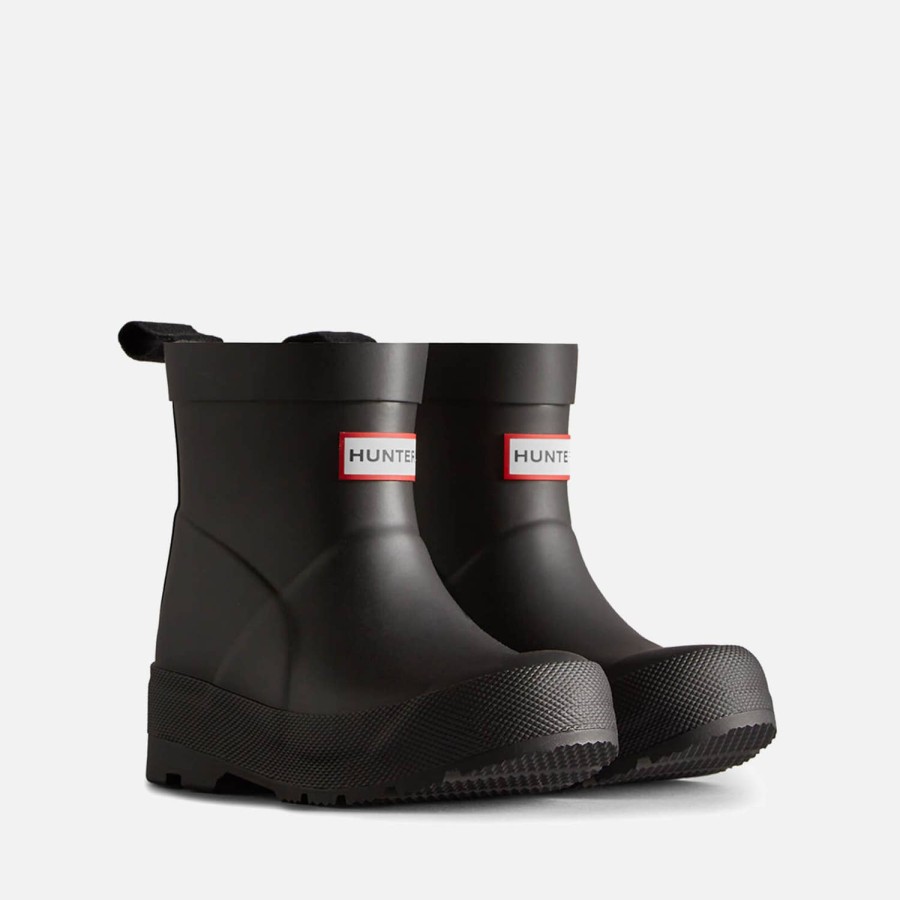 Child & Baby Hunter Footwear | Hunter Kids' Play Rubber Wellington Boots Black