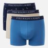 Men Polo Ralph Lauren Loungewear | Polo Ralph Lauren Three-Pack Cotton Trunks