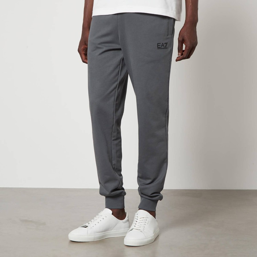 Men EA7 Trousers | Ea7 Men'S Identity Joggers - Iron Gate