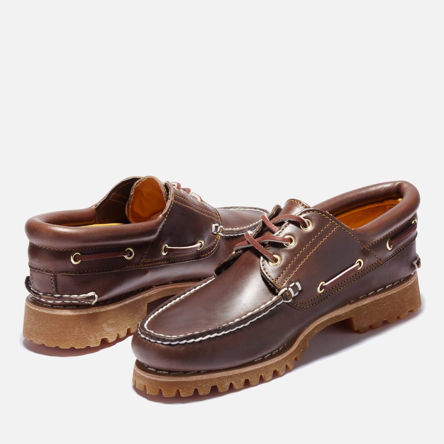 Footwear Timberland Shoes | Timberland Men'S Authentic Leather Boat Shoes