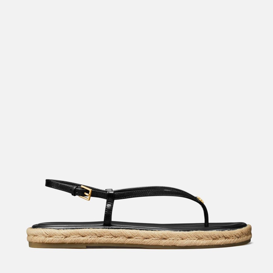 Footwear Tory Burch Espadrilles | Tory Burch Women'S Leather Espadrille Sandals