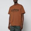 Men Carhartt WIP T-Shirts | Carhartt Wip Onyx Organic Cotton-Jersey T-Shirt