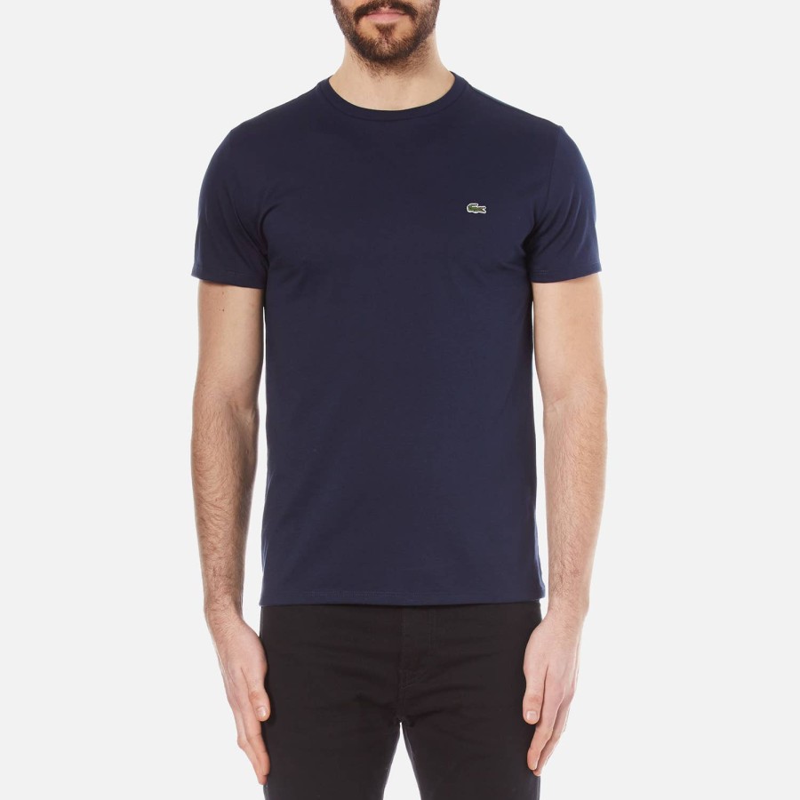 Men Lacoste T-Shirts | Lacoste Men'S Classic T-Shirt Blue