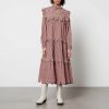 Woemn Stella Nova Dresses | Stella Nova Loan Gingham Cotton Midi Dress