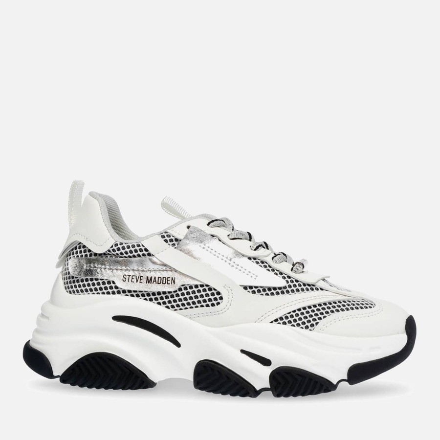 Footwear Steve Madden Trainers | Steve Madden Women'S Possession-E Faux Leather Trainers