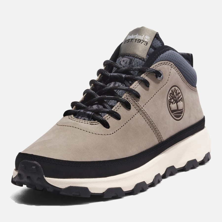 Footwear Timberland Boots | Timberland Men'S Winsor Trail Mid Boots - Light Taupe