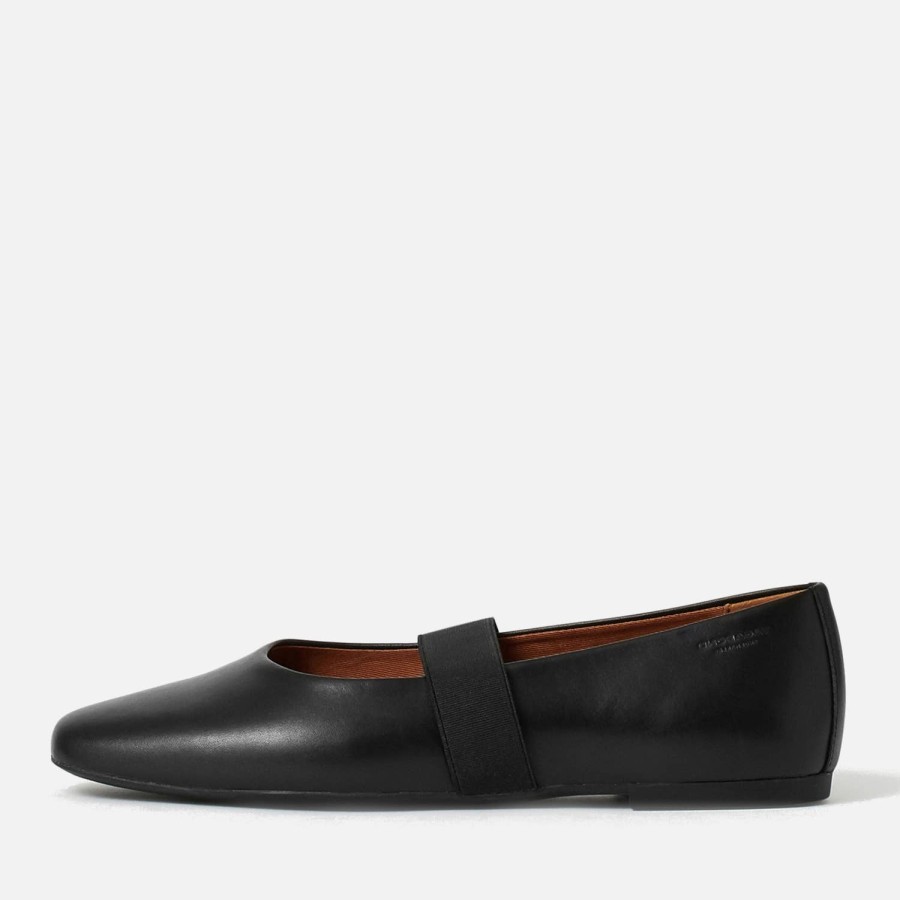 Footwear Vagabond Footwear | Vagabond Women'S Jolin Leather Ballet Flats