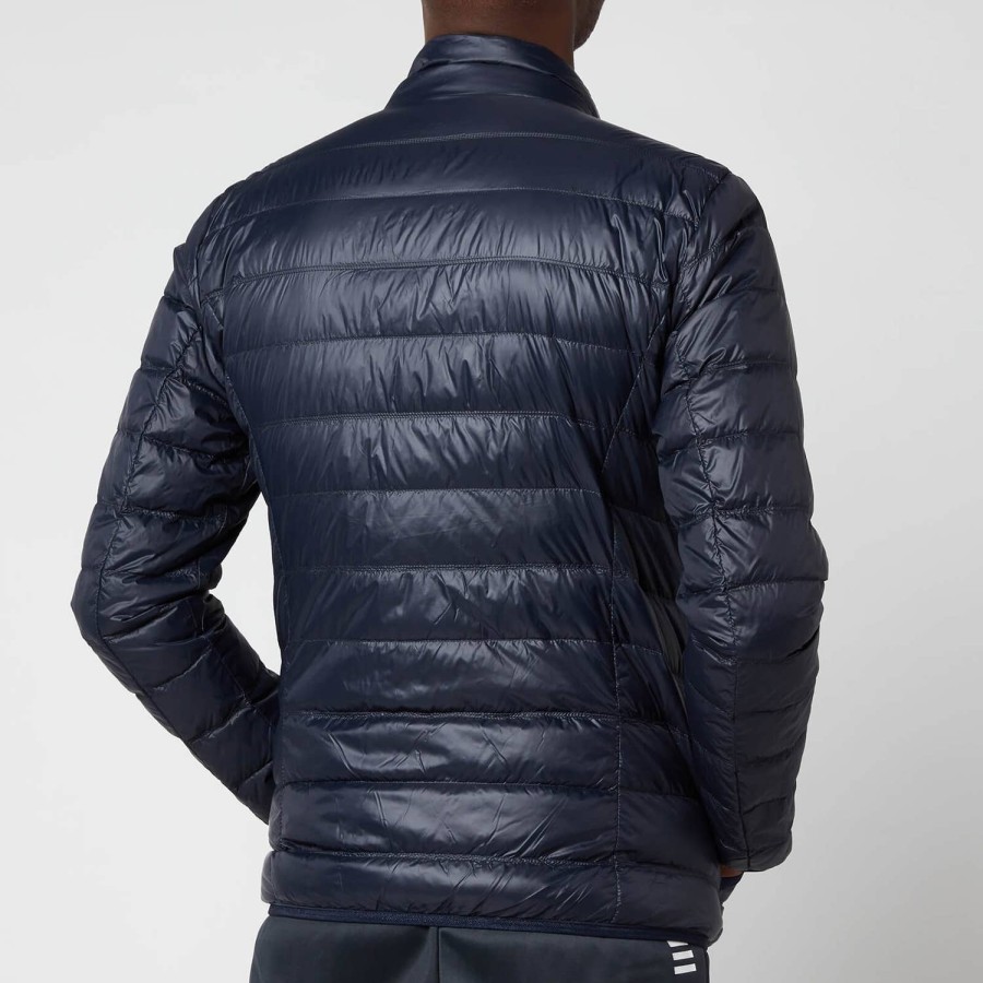 Men EA7 Jackets & Coats | Ea7 Men'S Core Id Down Light Padded Jacket - Night Blue