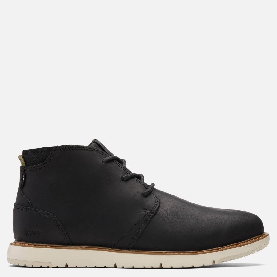 Footwear TOMS Boots | Toms Men'S Navi Waterproof Chukka Boots - Black