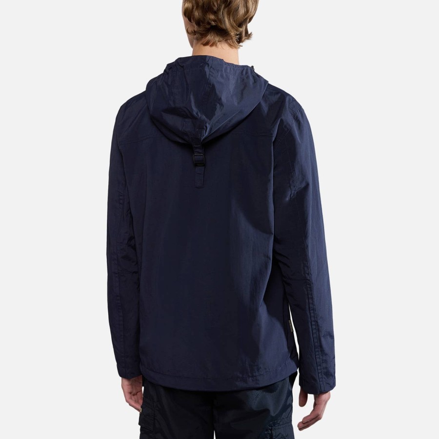 Men Napapijri Jackets & Coats | Napapijri Rainforest Summer Popover Shell Jacket