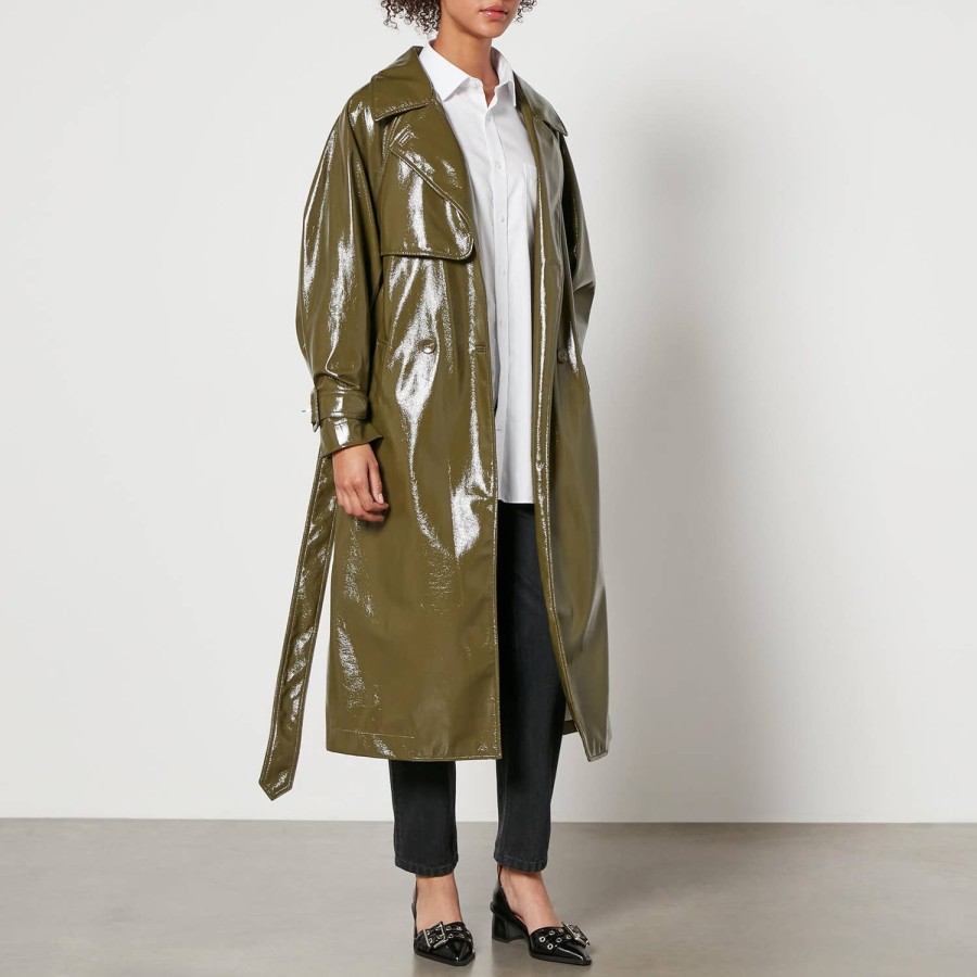 Woemn Jakke Jackets & Coats | Jakke Winona Oversized Faux Patent Leather Mac