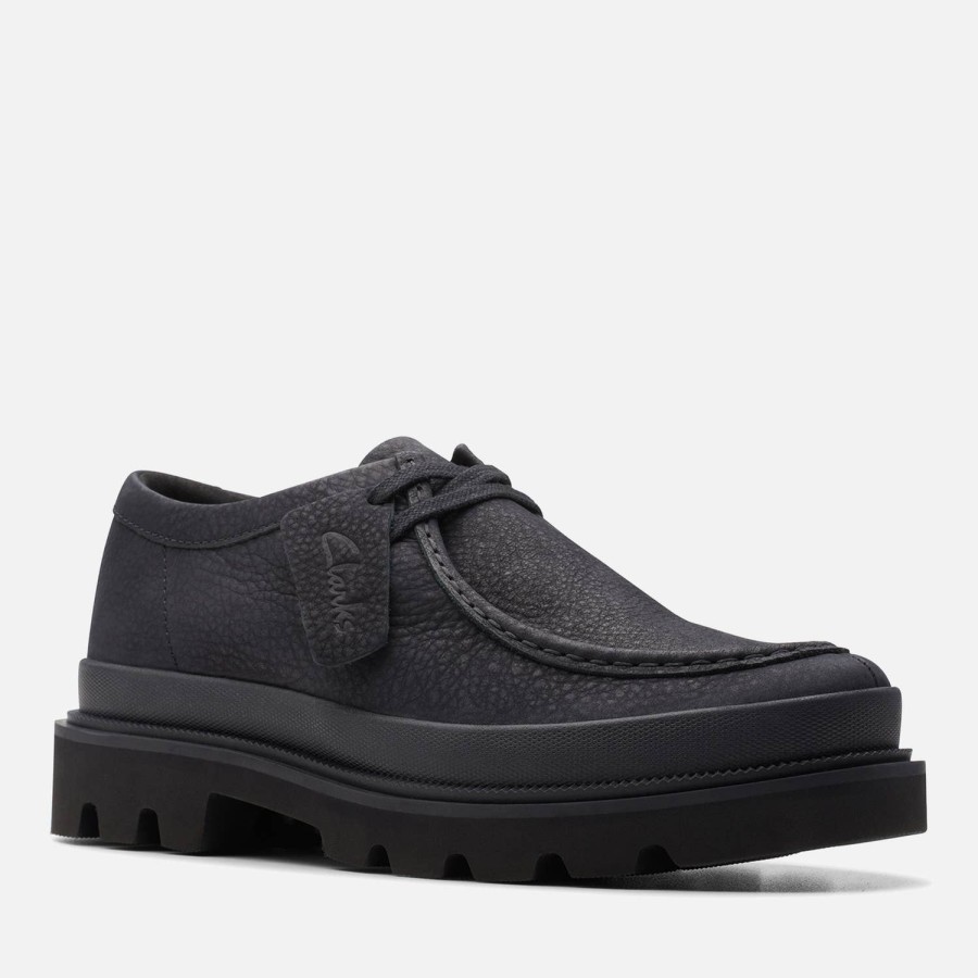 Footwear Clarks Shoes | Clarks Men'S Badell Seam Nubuck Shoes