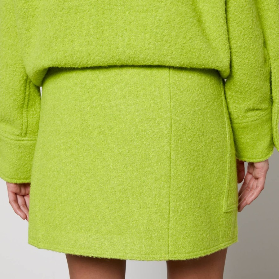 Woemn Samsøe Samsøe Skirts | Samsoe Samsoe Inez Brushed Knit Wrap Mini Skirt