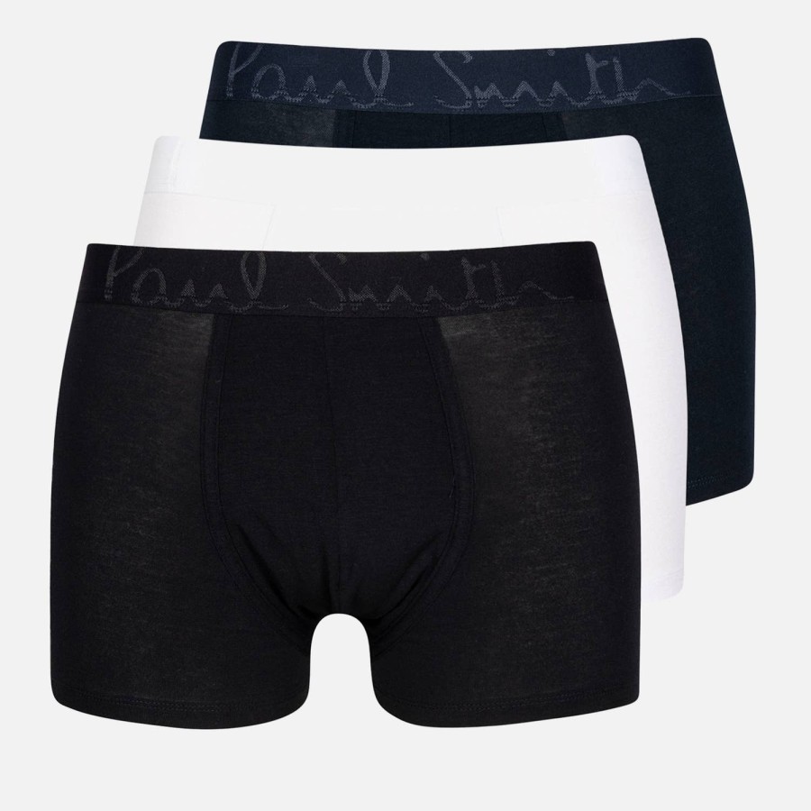 Men Paul Smith Loungewear | Paul Smith Three Pack Stretch-Modal Boxer Shorts