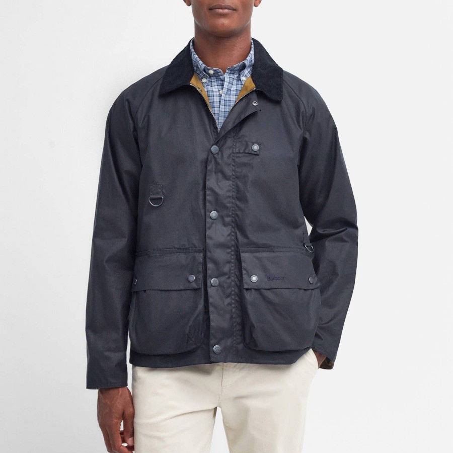 Men Barbour Heritage Jackets & Coats | Barbour Heritage Spey Waxed Cotton Jacket