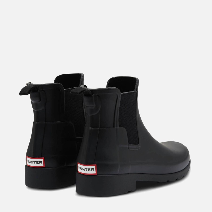 Footwear Hunter Wellies | Hunter Women'S Refined Chelsea Boots - Black