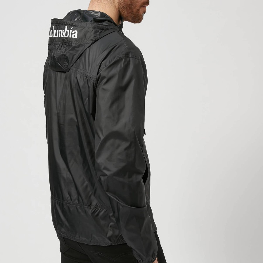 Men Columbia Jackets & Coats | Columbia Men'S Challenger Windbreaker Black