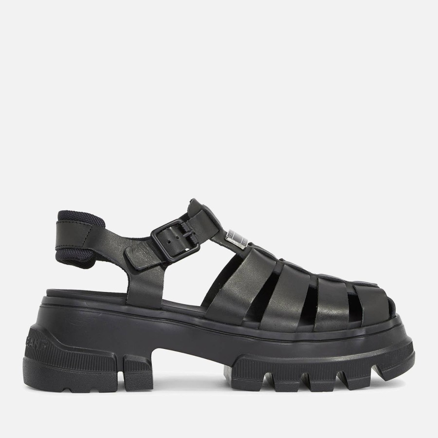 Footwear Tommy Jeans Sandals | Tommy Jeans Women'S Leather Fisherman Sandals