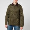 Men Barbour Heritage Jackets & Coats | Barbour Heritage Men'S Liddesdale Quilted Jacket - Olive