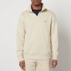 Men GANT Hoodies & Sweats | Gant Shield Half Zip Cotton-Blend Sweatshirt