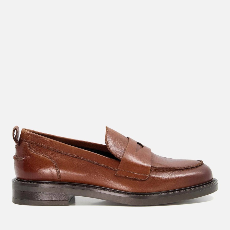 Footwear Dune Loafers | Dune Women'S Geeno Leather Penny Loafers