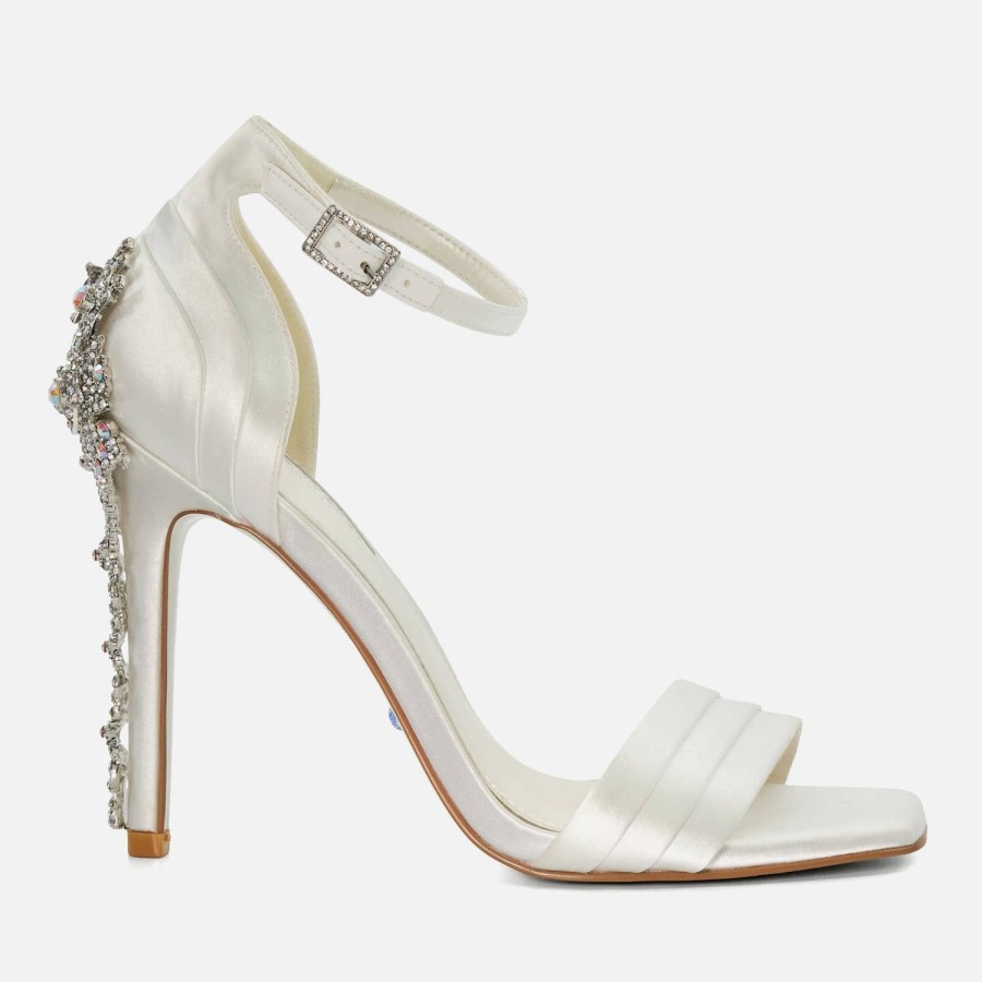 Footwear Dune Sandals | Dune Women'S Meridians Satin Wedding Heels