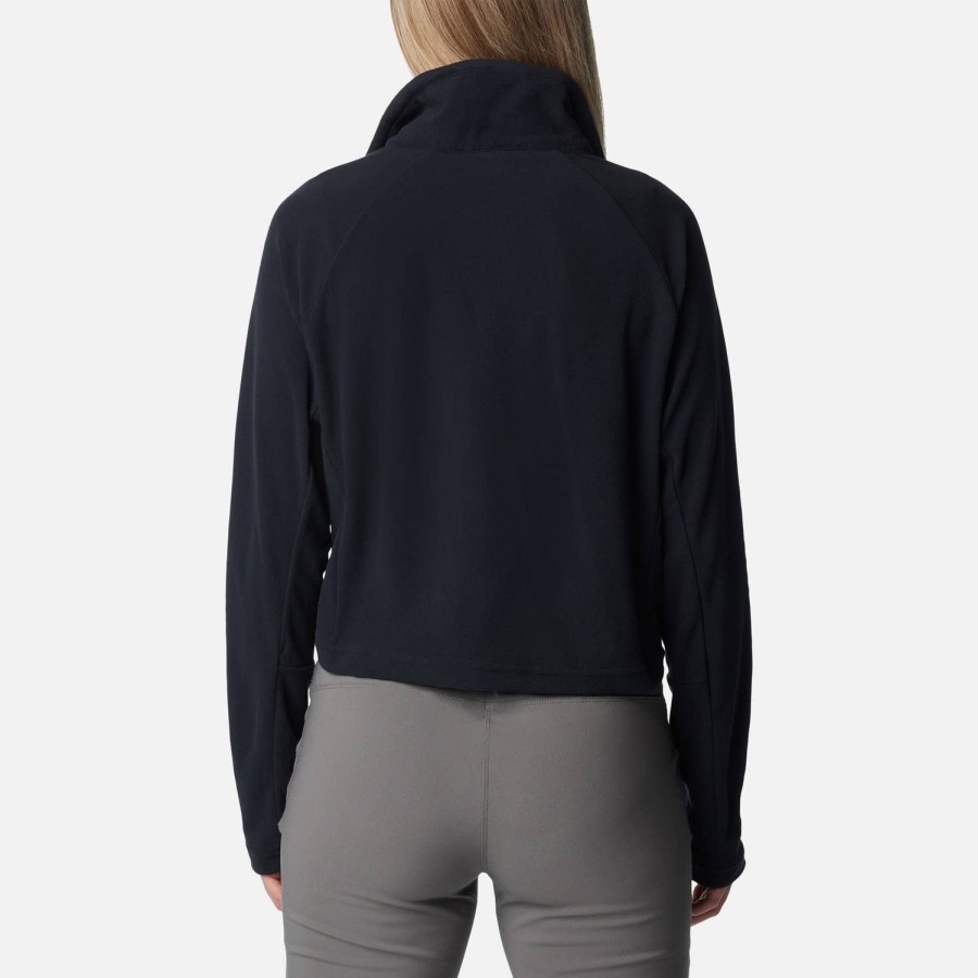 Woemn Columbia Hoodies & Sweats | Columbia Women'S Glacial Cropped Ii Fleece - Black