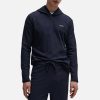 Men BOSS Bodywear Hoodies & Sweats | Boss Bodywear Waffle Cotton-Blend Hoodie