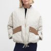 Woemn Barbour Jackets & Coats | Barbour Bowhill Harlequin-Quilted Shell Jacket