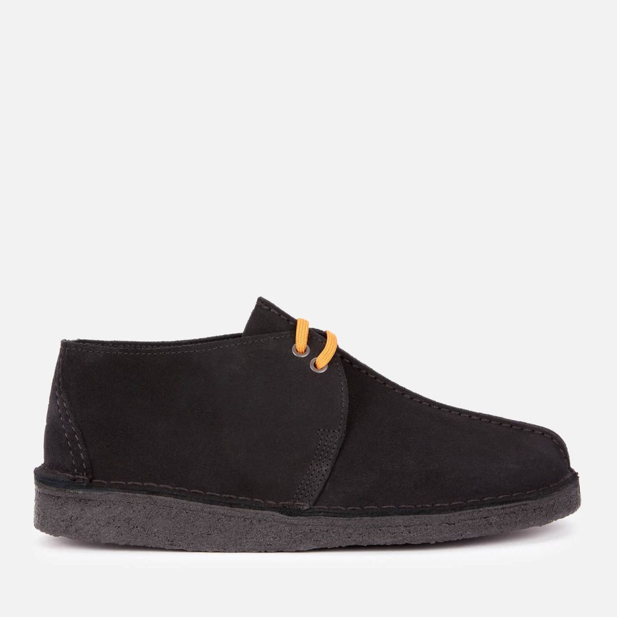 Footwear Clarks Originals Shoes | Clarks Originals Men'S Desert Trek Suede Shoes - Black