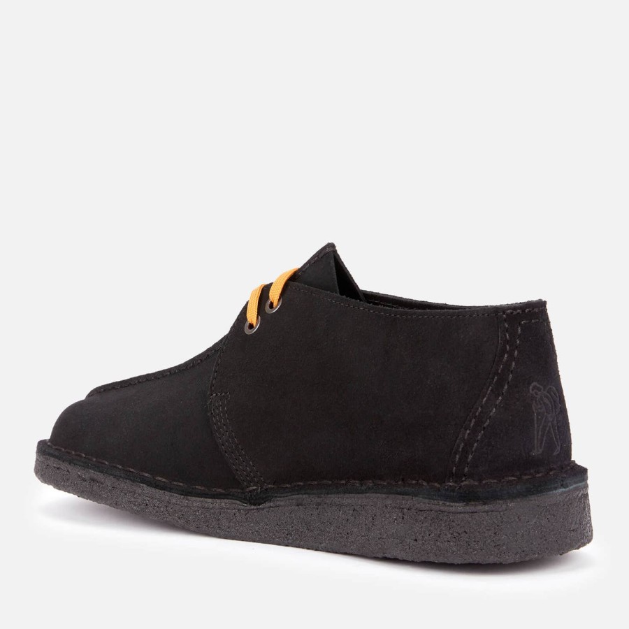 Footwear Clarks Originals Shoes | Clarks Originals Men'S Desert Trek Suede Shoes - Black