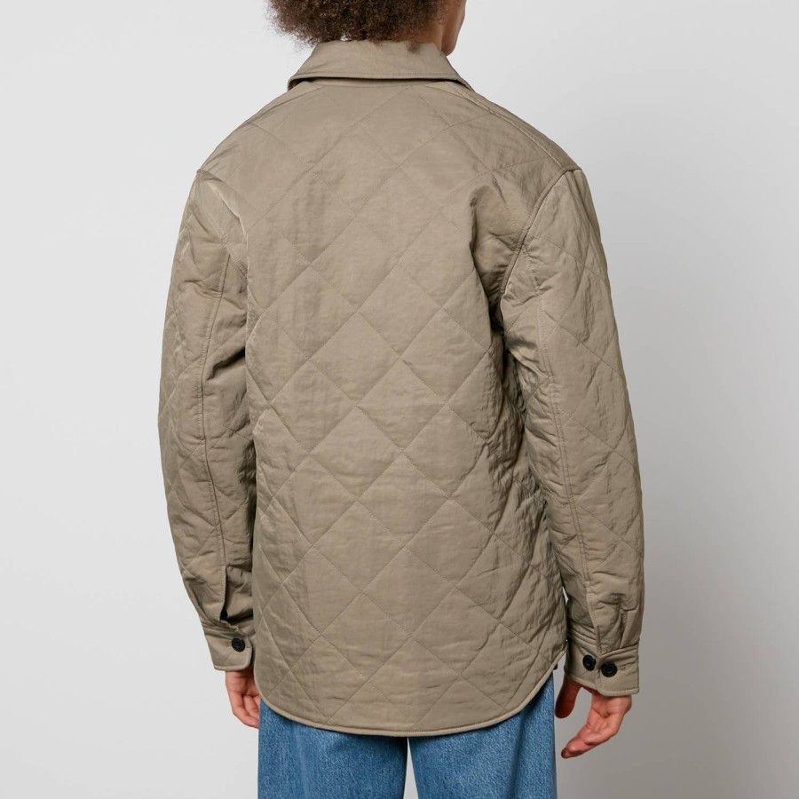 Men Samsøe Samsøe Shirts | Samsoe Samsoe Gilam Quilted Nylon Jacket