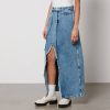 Woemn Damson Madder Clothing | Damson Madder Kaia Denim Maxi Skirt