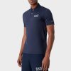 Men EA7 Polo Shirts | Ea7 Ventus 7 Pique Polo Shirt