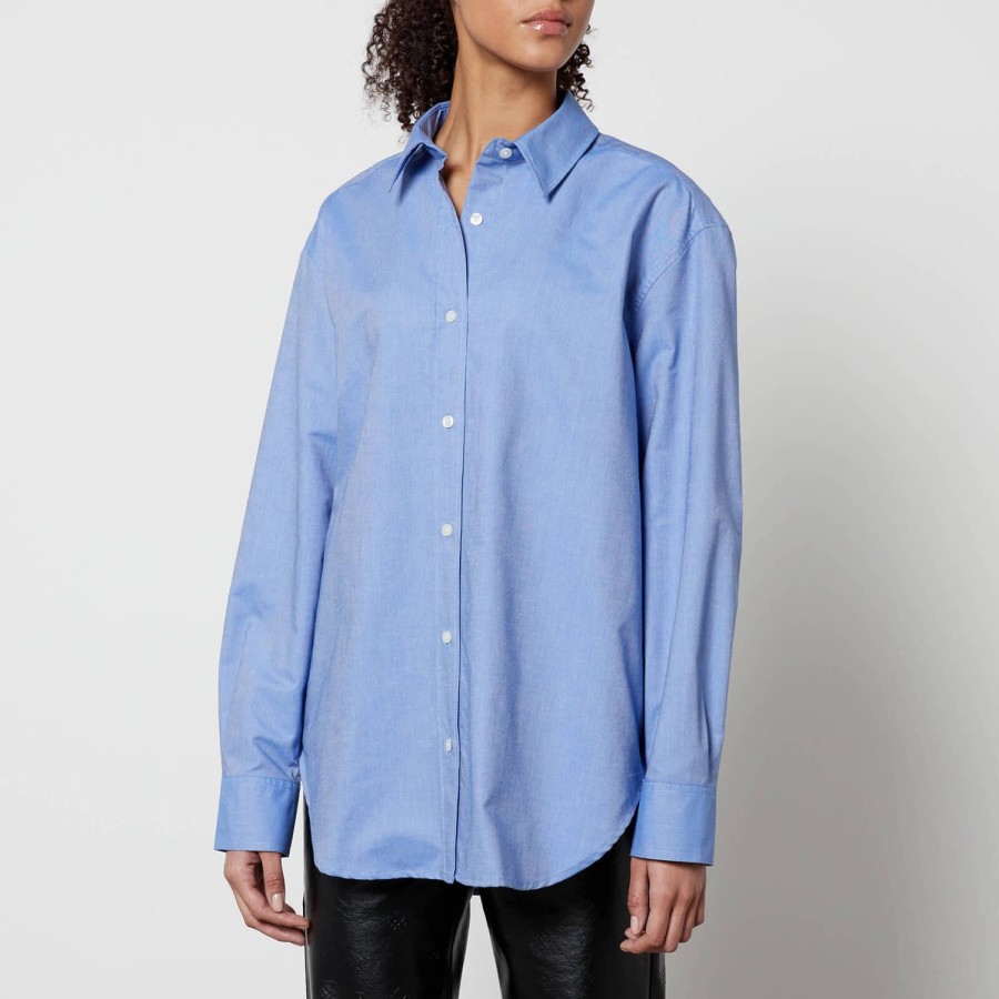 Woemn Samsøe Samsøe Shirts & Blouses | Samsoe Samsoe Lova 15041 Oxford Organic Cotton Shirt