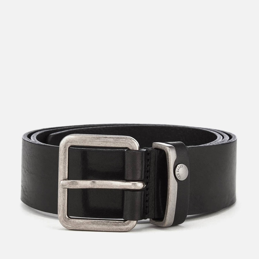 Men Ted Baker Belts | Ted Baker Men'S Katchup Belt Black