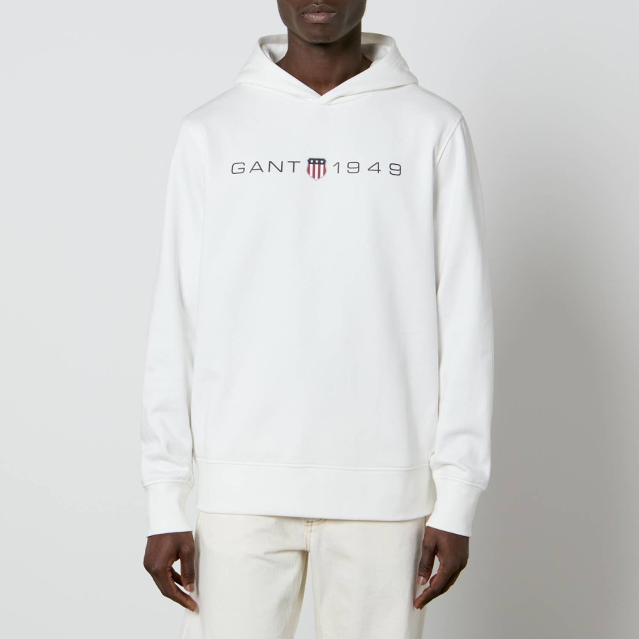 Men GANT Hoodies & Sweats | Gant Graphic Cotton-Blend Hoodie