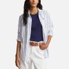 Woemn Polo Ralph Lauren Shirts & Blouses | Polo Ralph Lauren Striped Linen Shirt