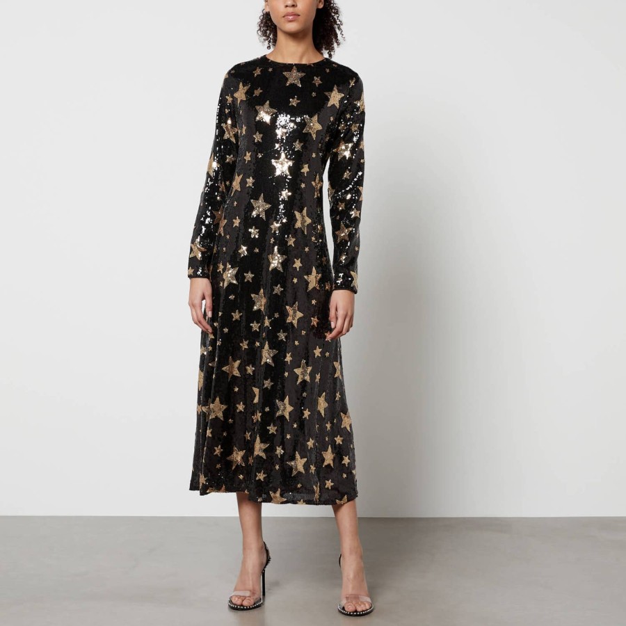 Woemn Sister Jane Dresses | Sister Jane Super Star Sequined Midi Dress