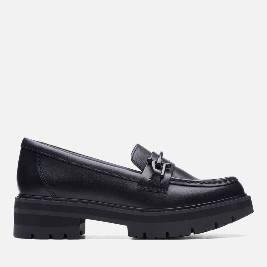 Footwear Clarks Footwear | Clarks Women'S Orianna Bit Leather Loafers